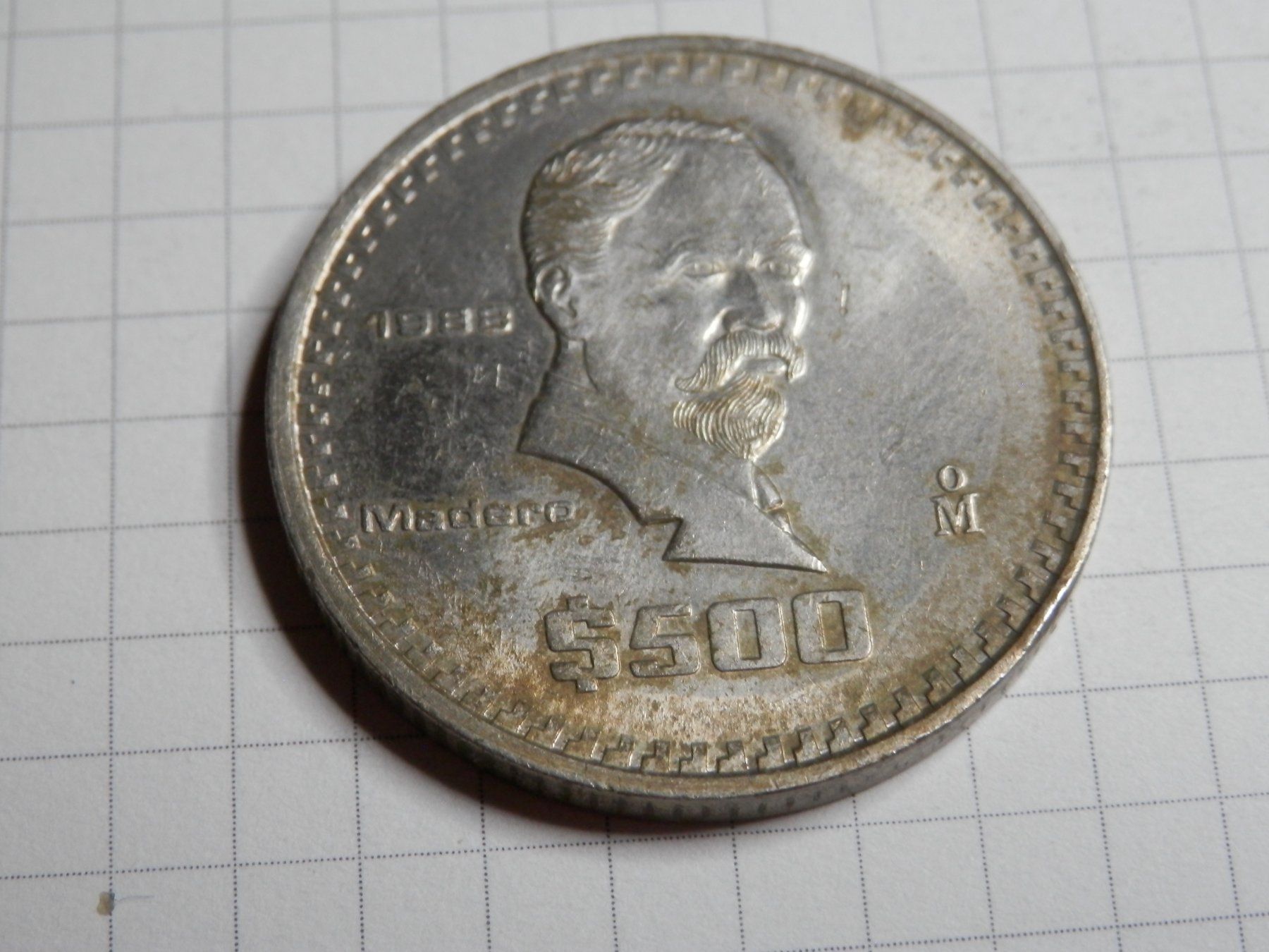 Tutti le monete: Mexiko 500 Pesos, 1988 – Usato da Weiach venduto da weiach81
