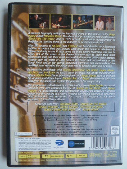 Tutti i DVDs: Deep Purple - Machine Head – Usato da Au ZH venduto da sikoku 2