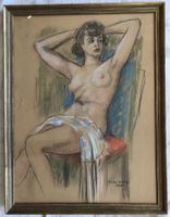 Oscar Weiss (1882-1965) - Gemälde - Frauenakt - Mischtechnik