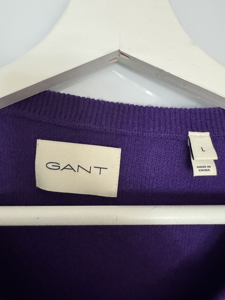 Gant Pullover & Sweatshirts: GANT Baumwollpullover in Lila in der Grösse L – Gebraucht aus Grenchen von servet.t 2