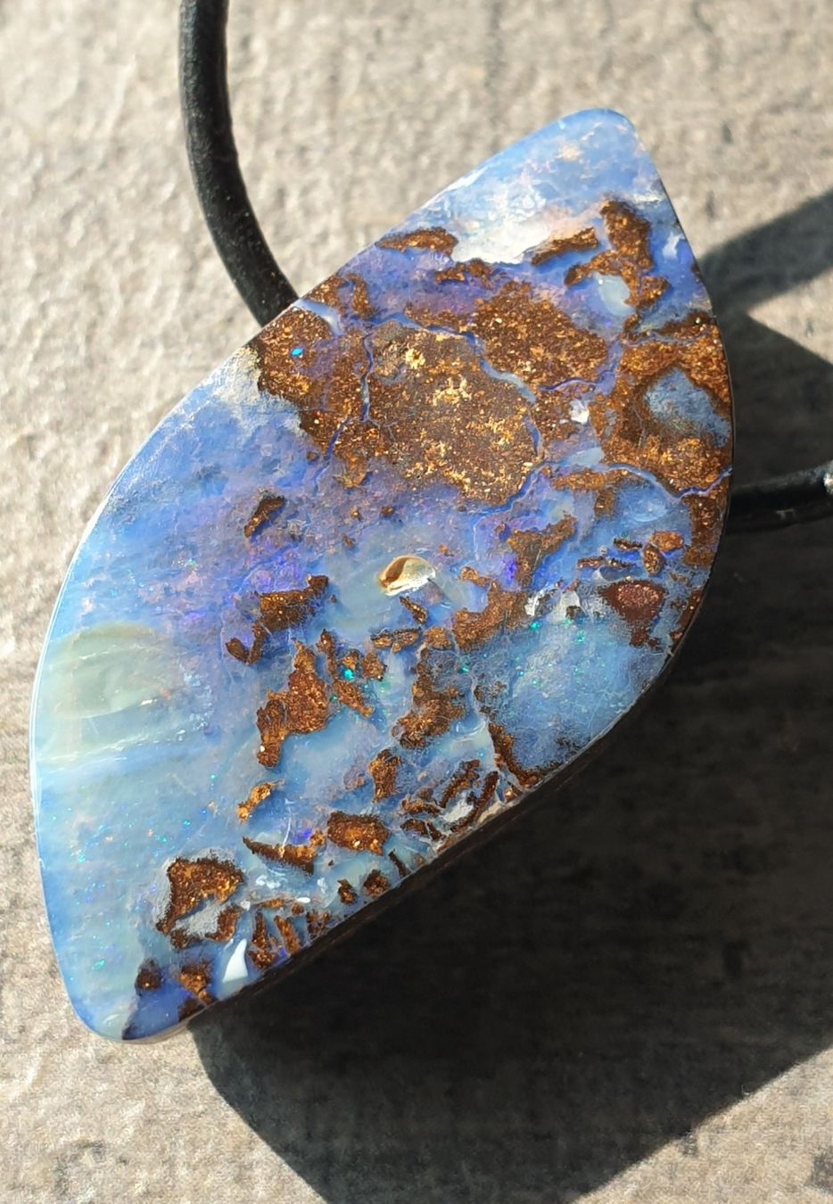 Anhänger: Anhänger Boulder Opal. – Neu (gemäss Beschreibung) aus Niederbüren von Raphael014 2