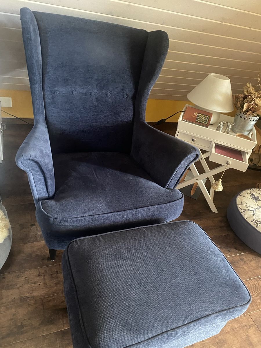 Ikea Sessel: Ohrensessel / Fauteuil Dunkelblau – Gebraucht aus Pfäffikon ZH von Wibor 2