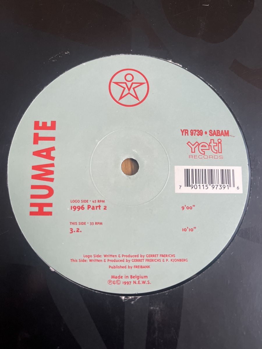 Schallplatten: Humate Trance / Techno Vinyl – Gebraucht aus Wangen b. Olten von break72 1