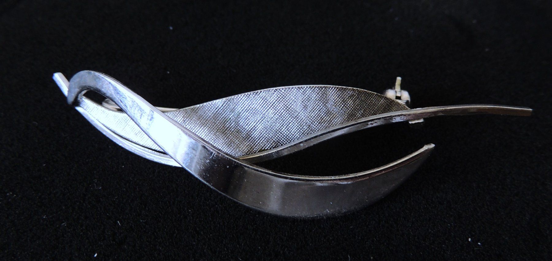 Spille & Fermagli: Rhodinierte Silber 800 Brosche  53 mm – Usato da Waldenburg venduto da schaller707