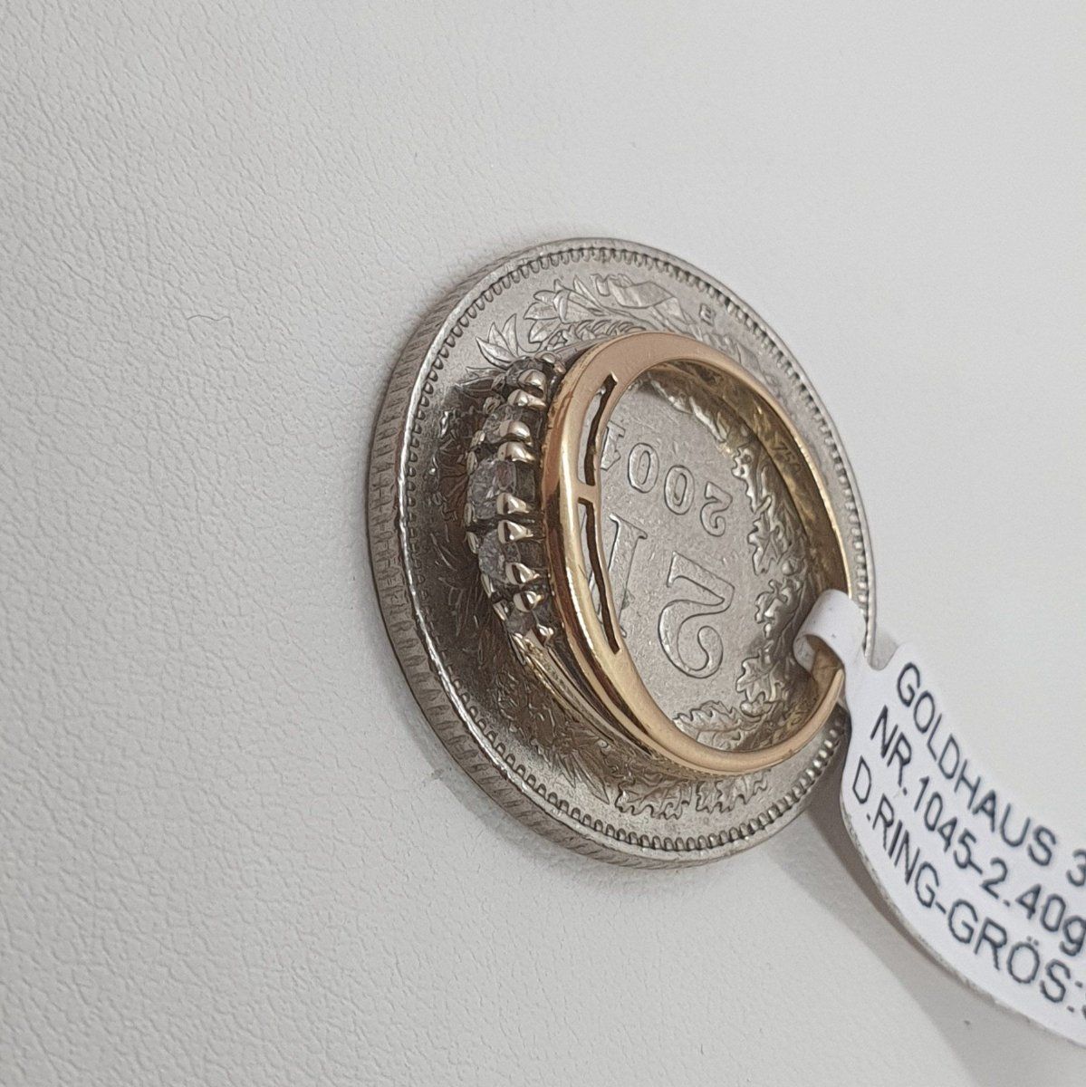 Anelli: Echt 18K Gold - Diamant Ring – Usato da Luzern venduto da Luzern-Goldhaus 3