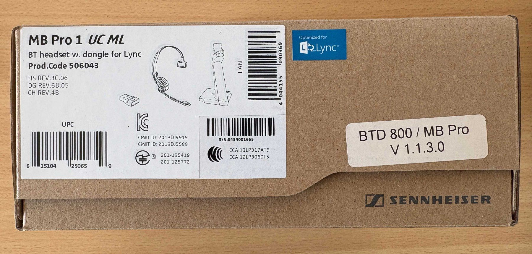 Sennheiser Cuffie: Sennheiser Headset mit 2 Ladestationen und 2 USB-Dongels – Nuovo (secondo la descrizione) da Kaltacker venduto da Nostromo 5