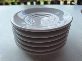 6 STK LANGENTHAL UNTERTASSEN WEISS 1972