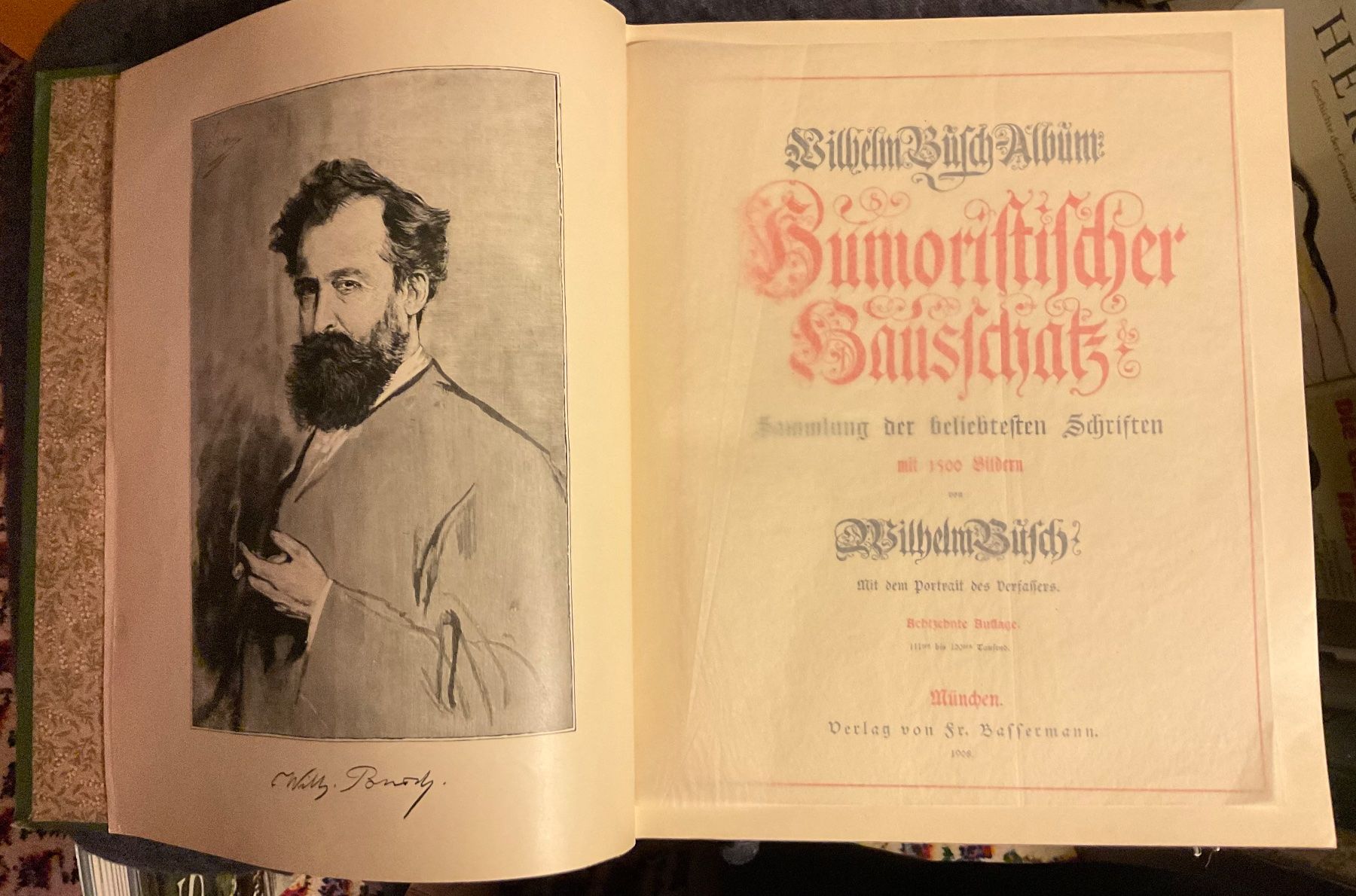 Bücher: Wilhelm Busch Humoristischer Hausschatz – Gebraucht aus Herisau von eri_2tb5 1