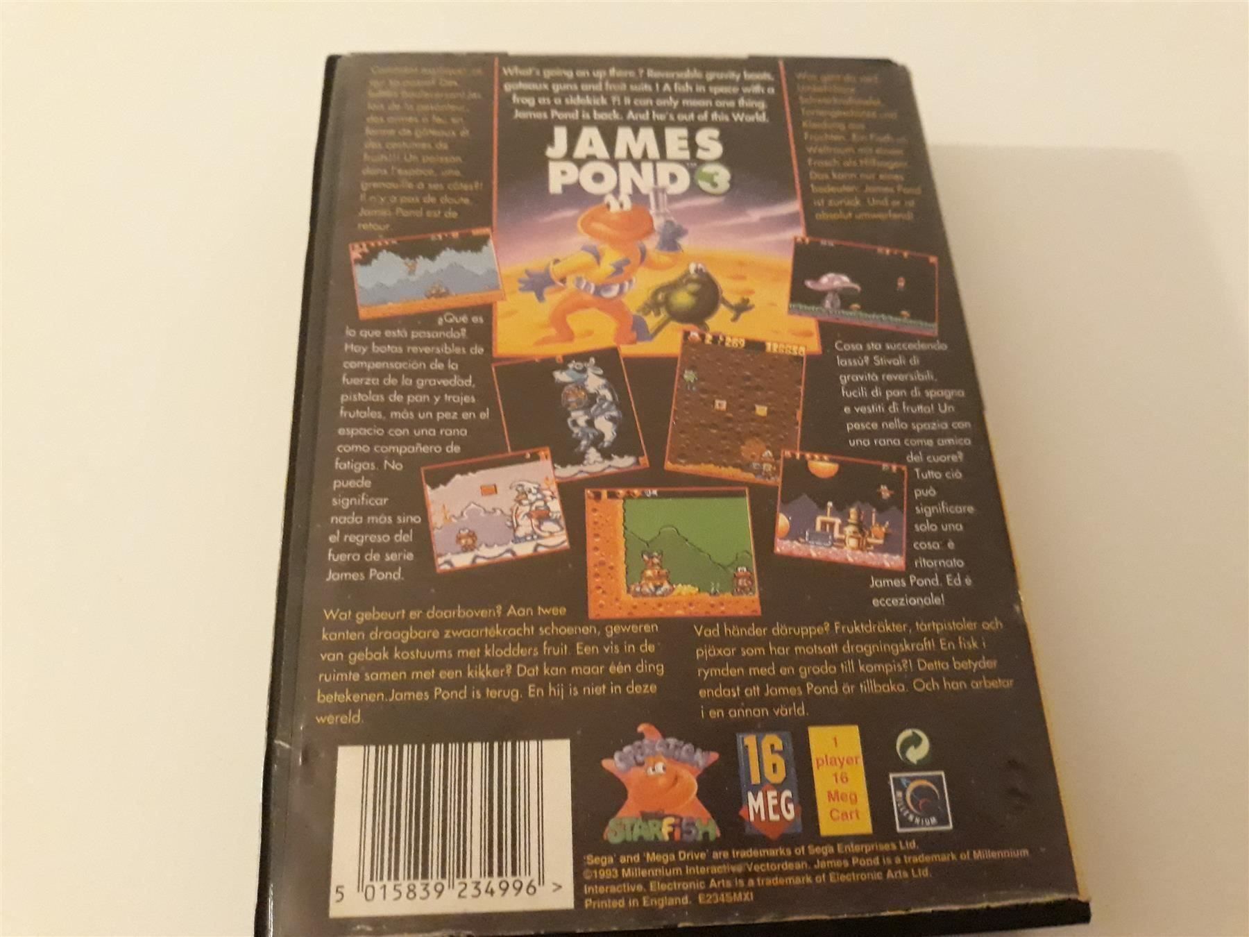 Spiele: James Pond 3  Sega Mega Drive – Gebraucht aus Aarau von Kaesekuchen2000 3