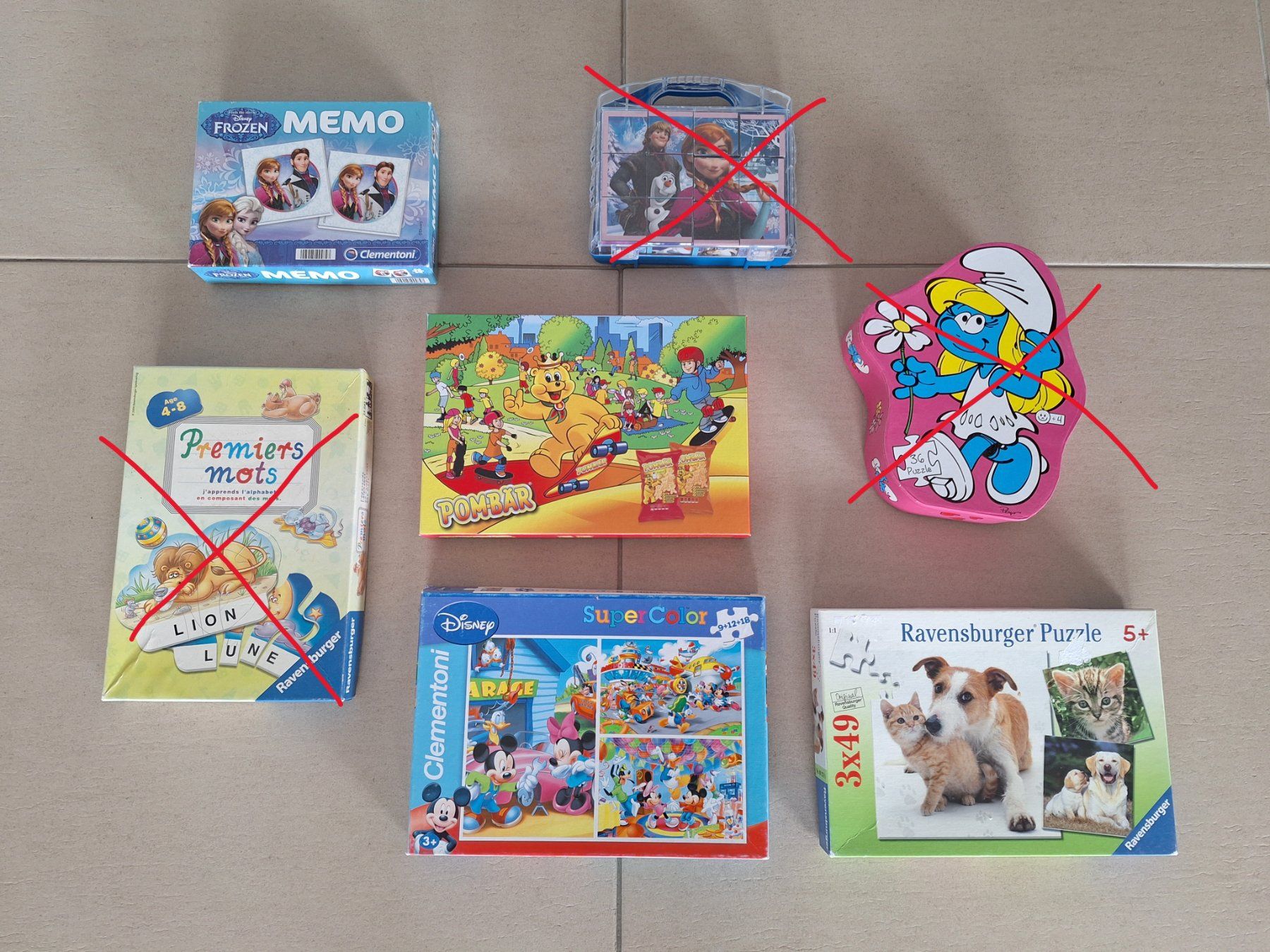 Puzzle: Divers Puzzles/Memory (complet) – Usato da Malleray venduto da Mawerix
