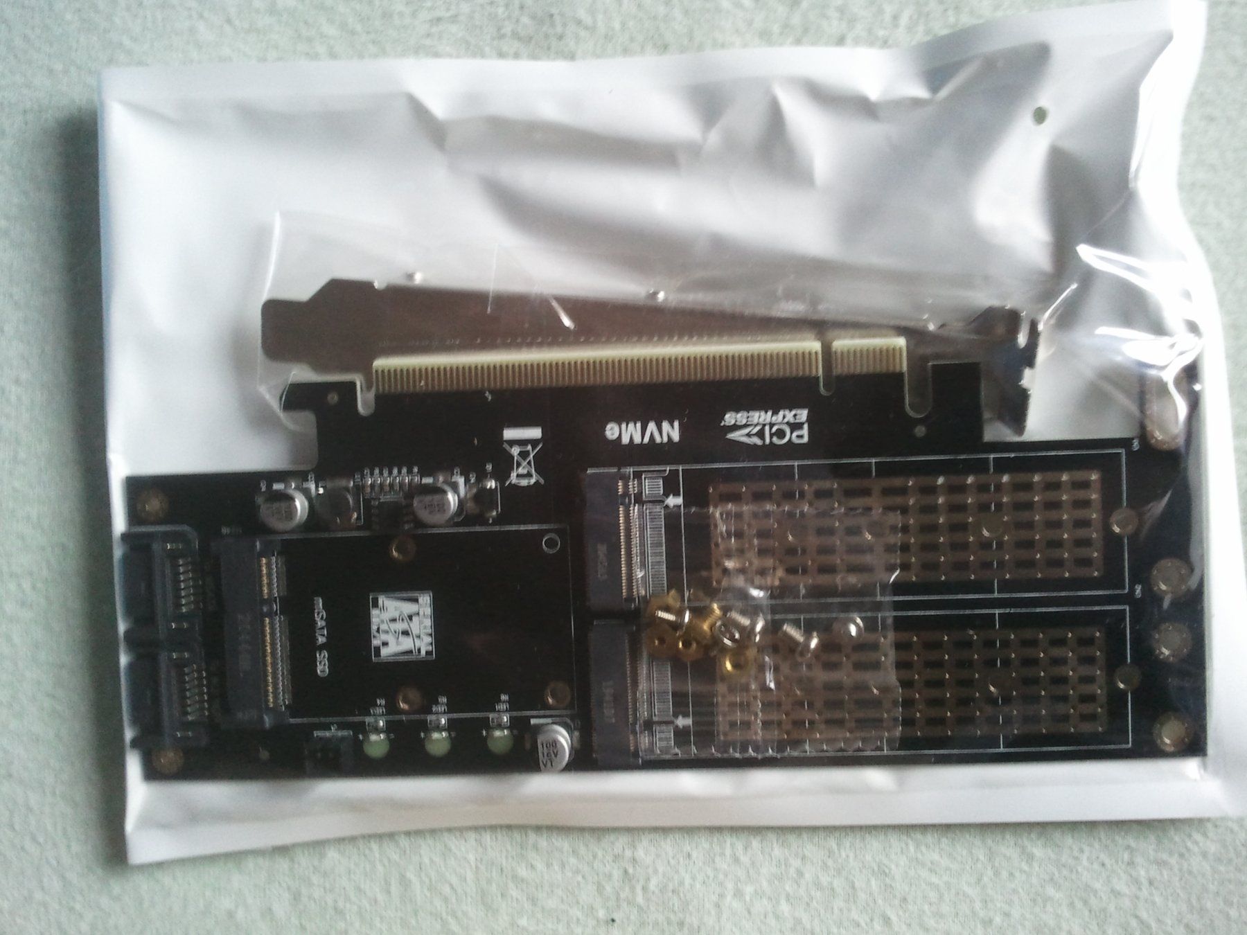 Dischi rigidi: PCI EXPRESS mSATA SSD Adapter – Nuovo e nell'imballaggio originale da Beatenberg venduto da fancy10