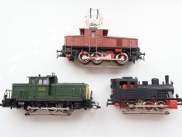 Märklin 3 x Loks H0 - Rangierloks/Dampflok seltene Modelle
