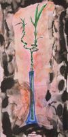 Aquarell: Chinesischer Bambus