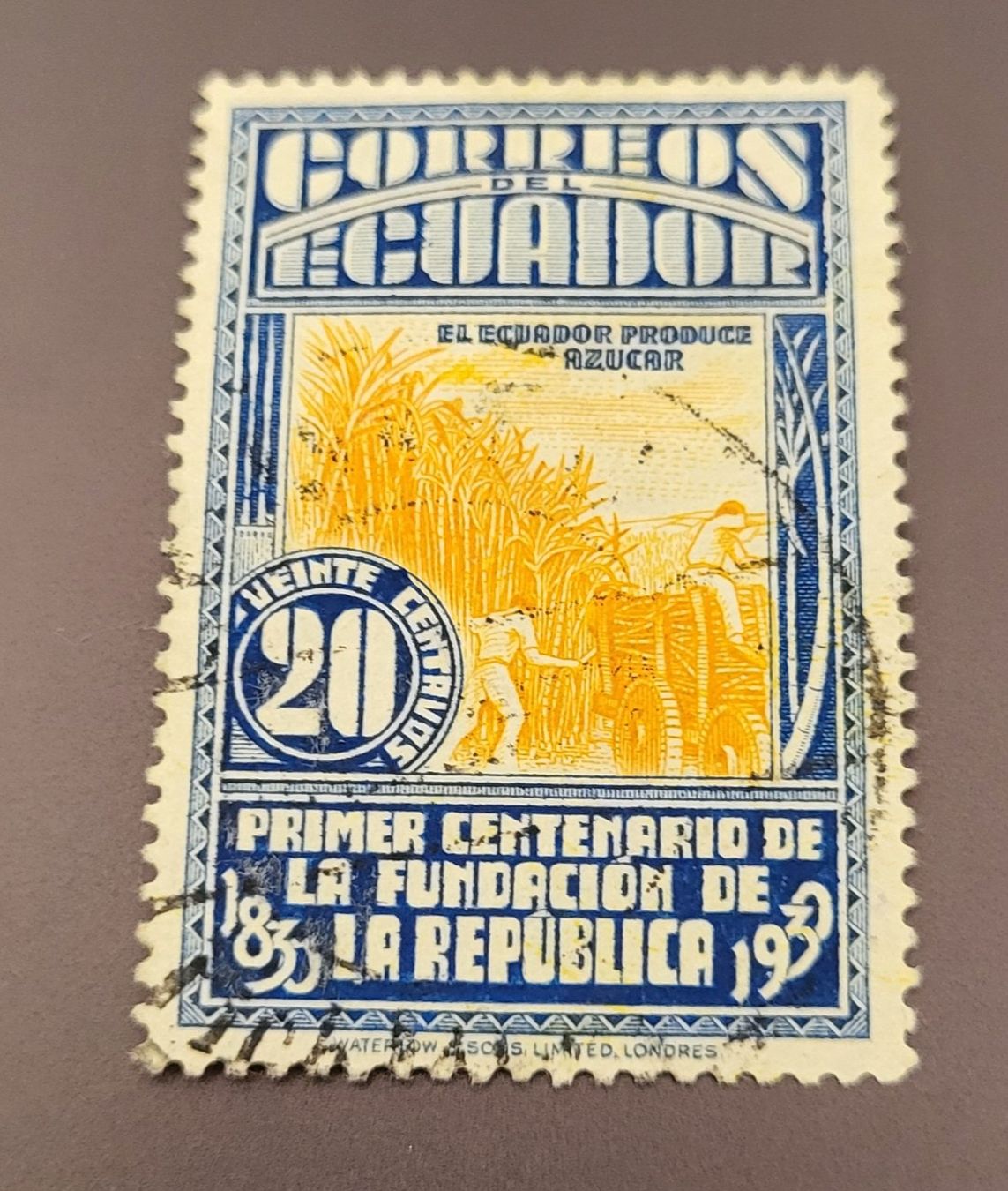 Tutti i francobolli: Ecuador 1930 alte briefmarke – Usato da St Gallen venduto da Stampsalshobby