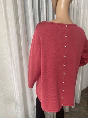 MUST HAVE - einzigartiger/stylischer Perlen-Pullover, 44/46