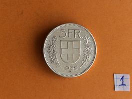 5 francs  1939  Belle