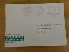 Grenchen, Post Apotheke Luterbacher AG 1983