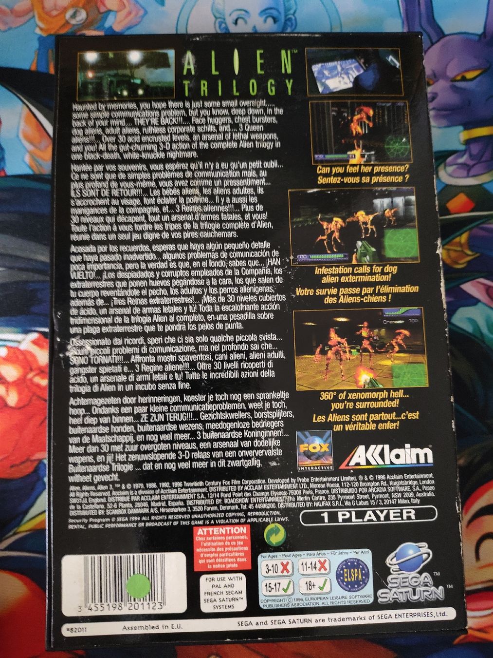 Sega Jeux: Alien Trilogy Sega Saturn - Jeu culte  – D'occasion à Fribourg par PastGame 1