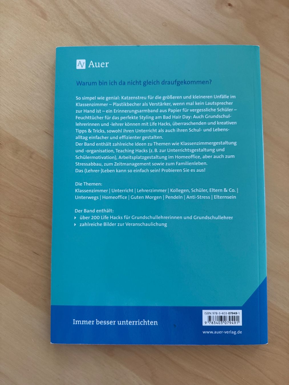 Bücher: Lehrpersonen Life Hacks Buch – Gebraucht aus Goldach von Hibiskus23 1
