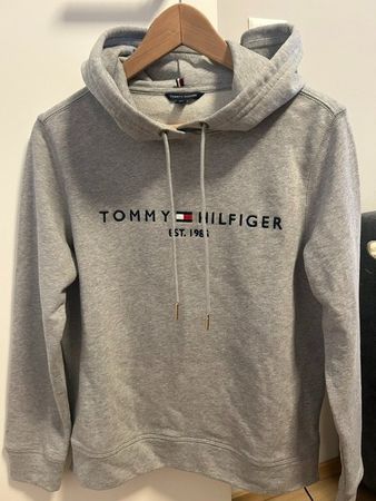 Hilfiger Kaputzenpulli hellgrau