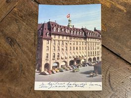 1954 Hotel Schweizerhof Bern Bahnhof
