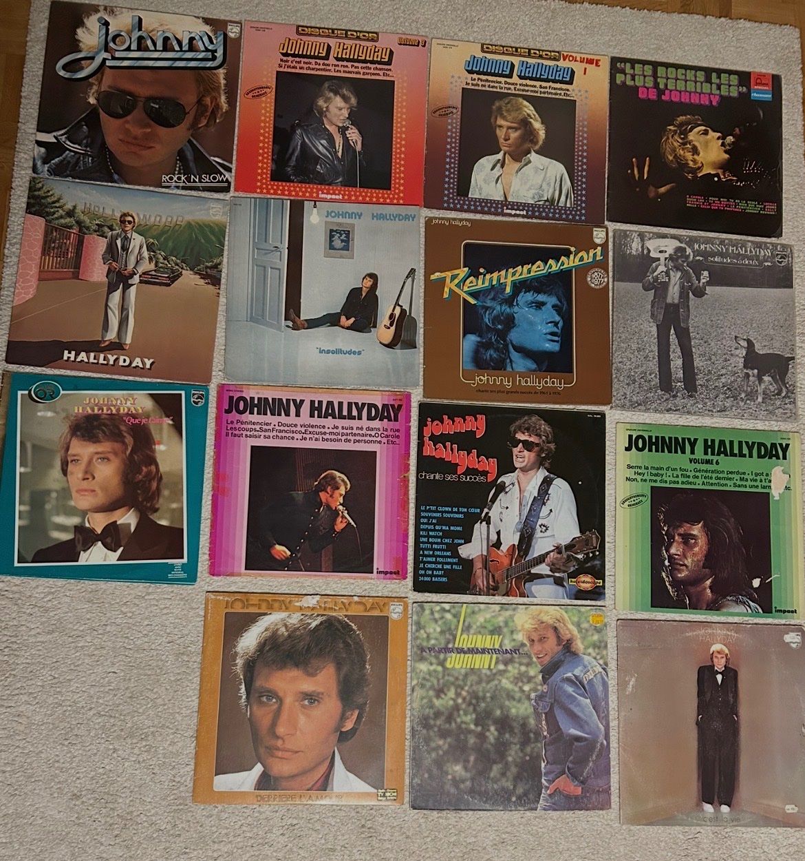 Schallplatten: Disques 33 tours Johnny Hallyday – Gebraucht aus Vionnaz von Tchabels
