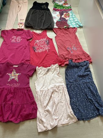Mädchen Kleiderpacket Sommer Gr. 110-116