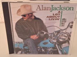 CD Alan Jackson CD - A Lot About Livin' -🤠