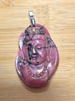 Rhodonit Guan Yin Anhänger
