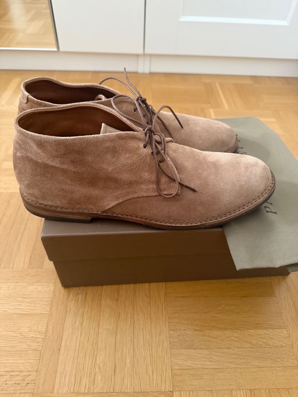 Scarpe da uomo: Pantanetti Chukka Boots made in Italy – Nuovo e nell'imballaggio originale da Basel venduto da Horomax 1