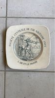 Assiette ancienne Sociéte Centrale de Tir Militaire 1905