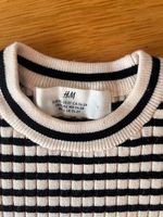 H&M Strickpullover / Feinstrickpullover gestreift Gr. 92 