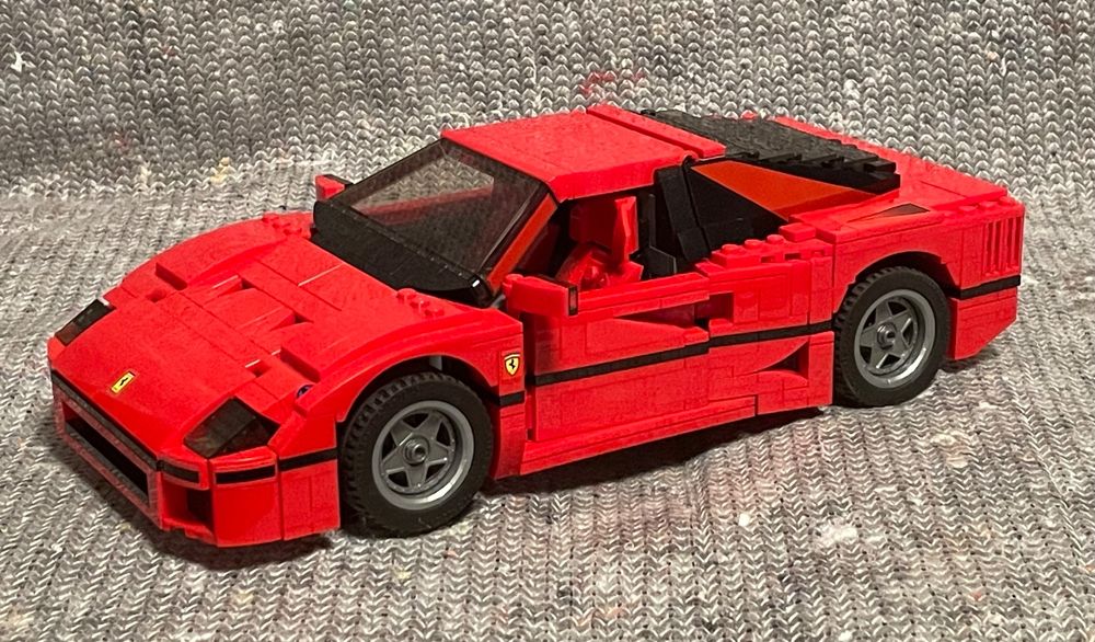 Komplettset Lego Ferrari F40 10248 mit Bauplan | Kaufen auf Ricardo