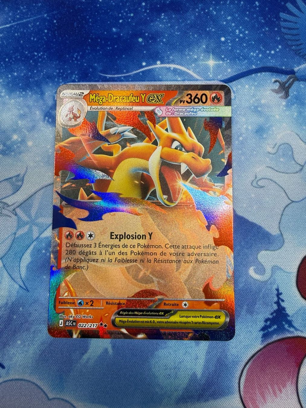 Pokémon Carte collezionabili: Méga-Dracaufeu Y EX - ASC 022 FR – Nuovo (secondo la descrizione) da Courgenay venduto da ScamBoxOff