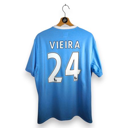 Original 2009-10 Manchester City Home Trikot Vieira