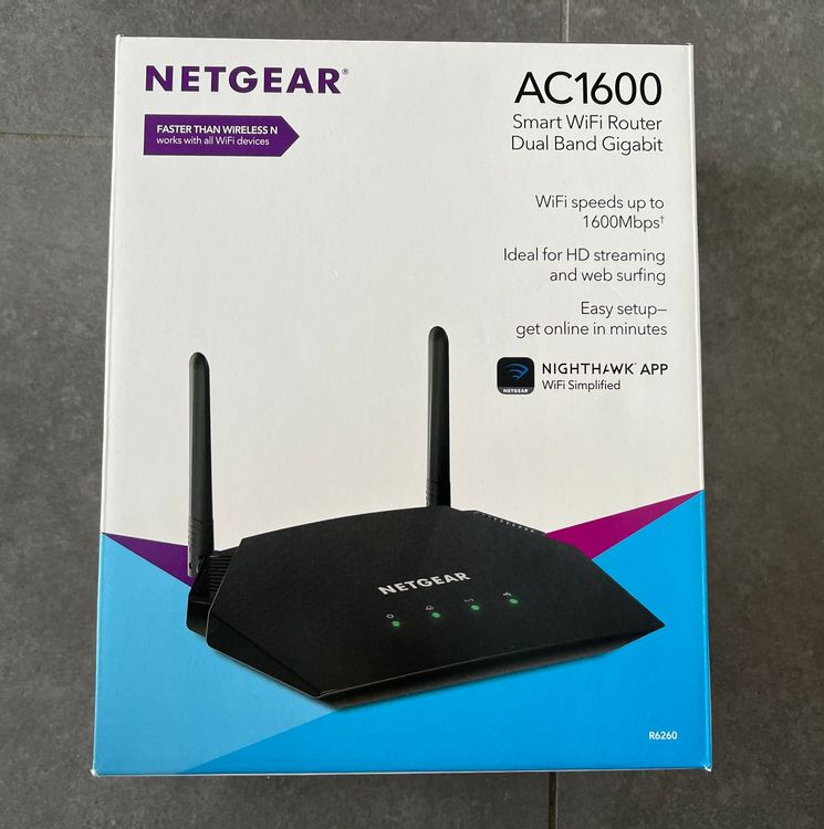 Netgear AC1600 Smart WiFi Router Dual Band Gigabit | Kaufen auf Ricardo