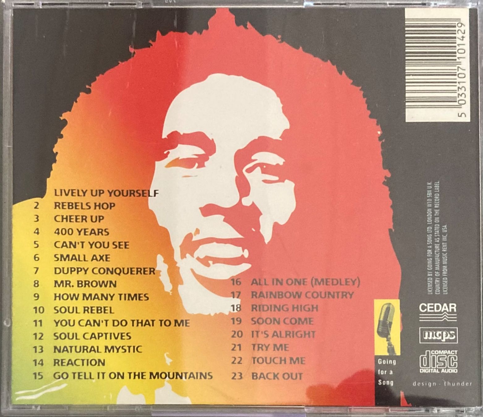 CD: BOB MARLEY - NATURAL MYSTIC – Usato da Poliez-Pittet venduto da Newtown-Records 1