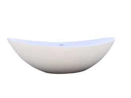 Freistehende Badewanne Mineralguss matt Fiona 1760