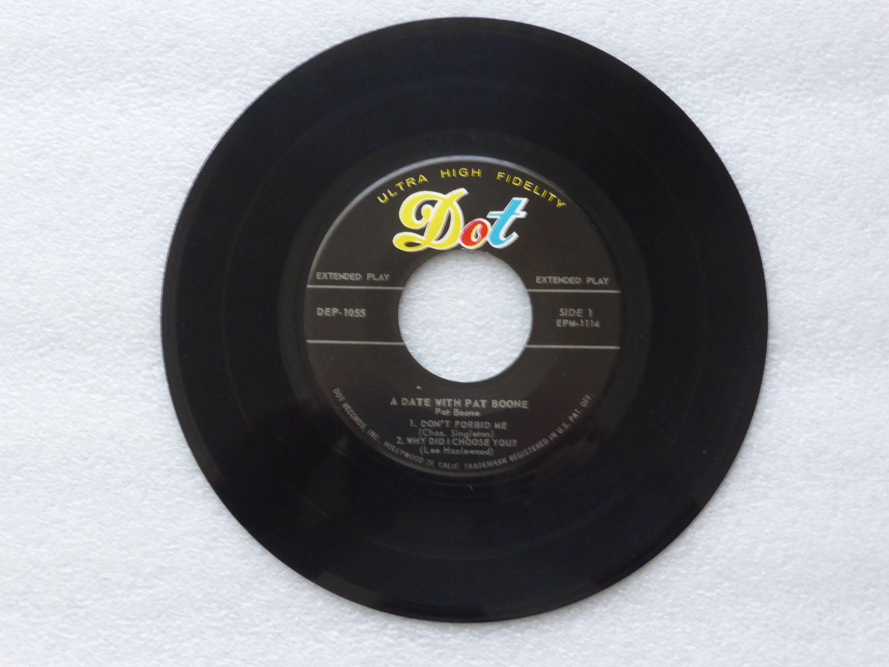 Dischi in vinile: Vinyl Single  EP  PAT BOONE – Usato da Küssnacht am Rigi venduto da Mondkinder 1