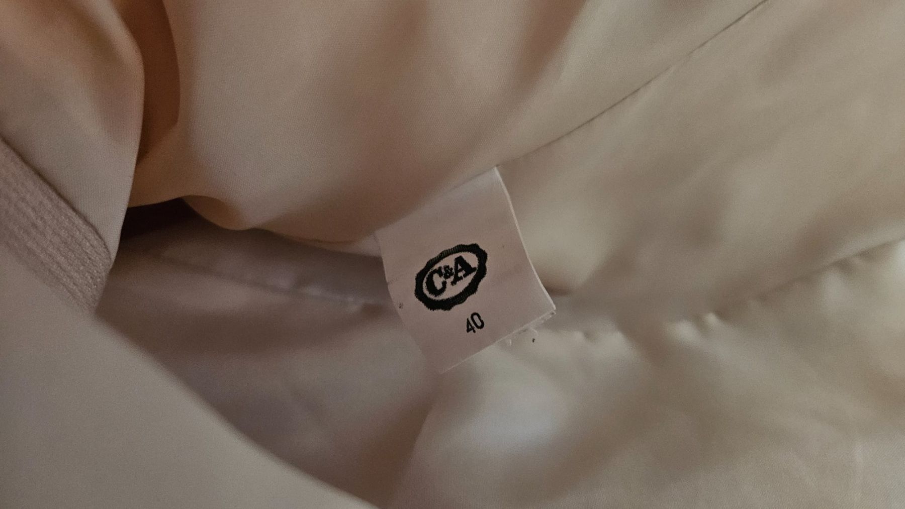C&A Giacche: Blazer beige C&A tg.40 misto viscosa – Usato da Melano venduto da H-Sara 2