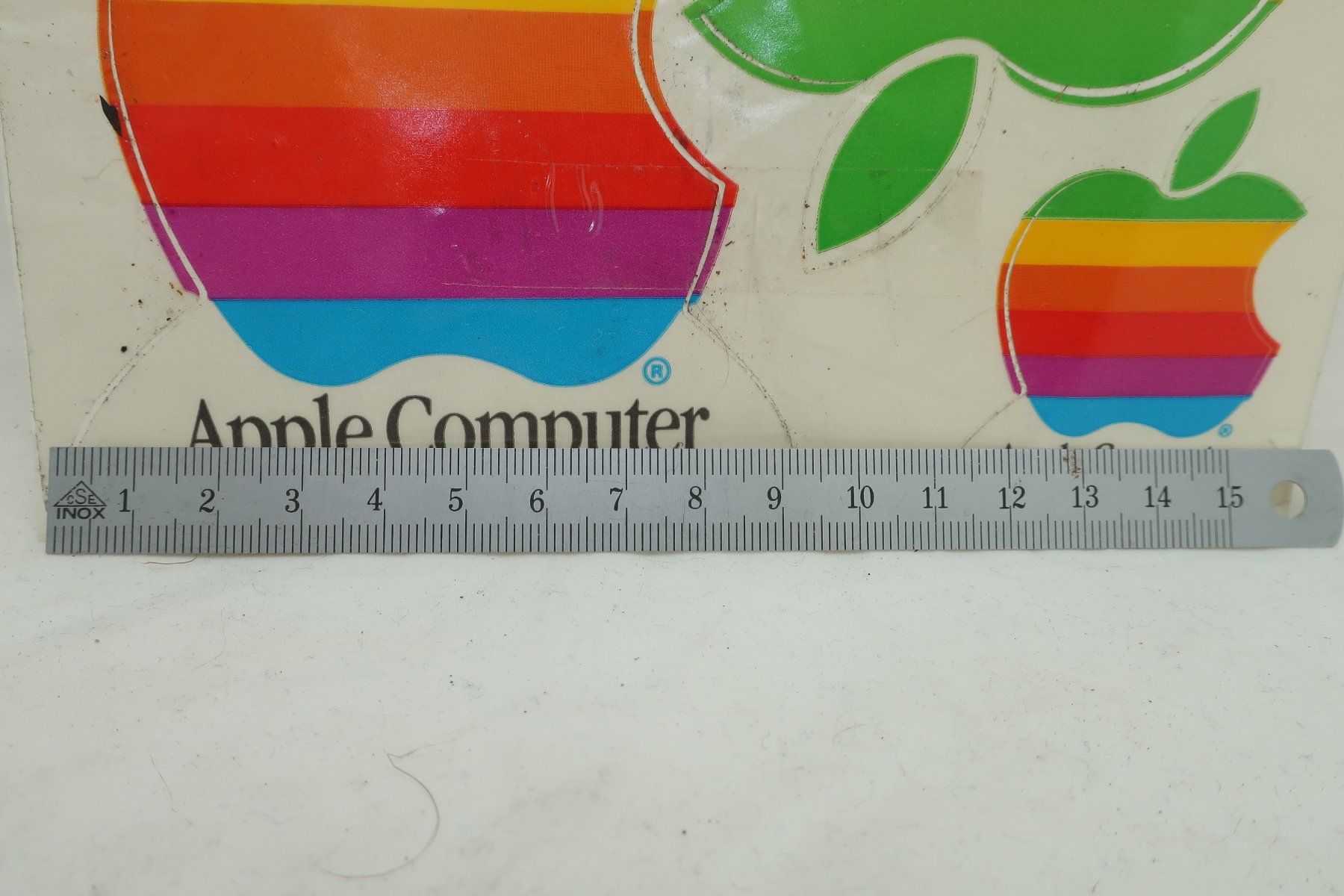 Aufkleber: Vintage Apple Computer Regenbogen-Aufkleberbogen ca. 1988 – Gebraucht aus Zürich von dnk_nrd8 1