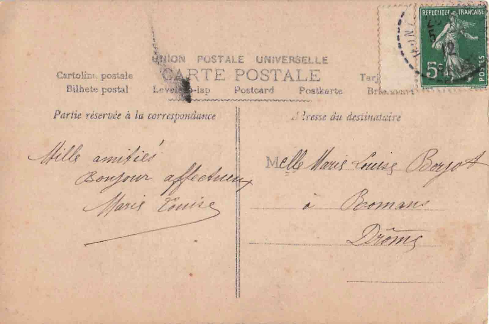 Cartoline postali: AK Carte Postale 1912 – Usato da Goldau venduto da Balkonia09 1