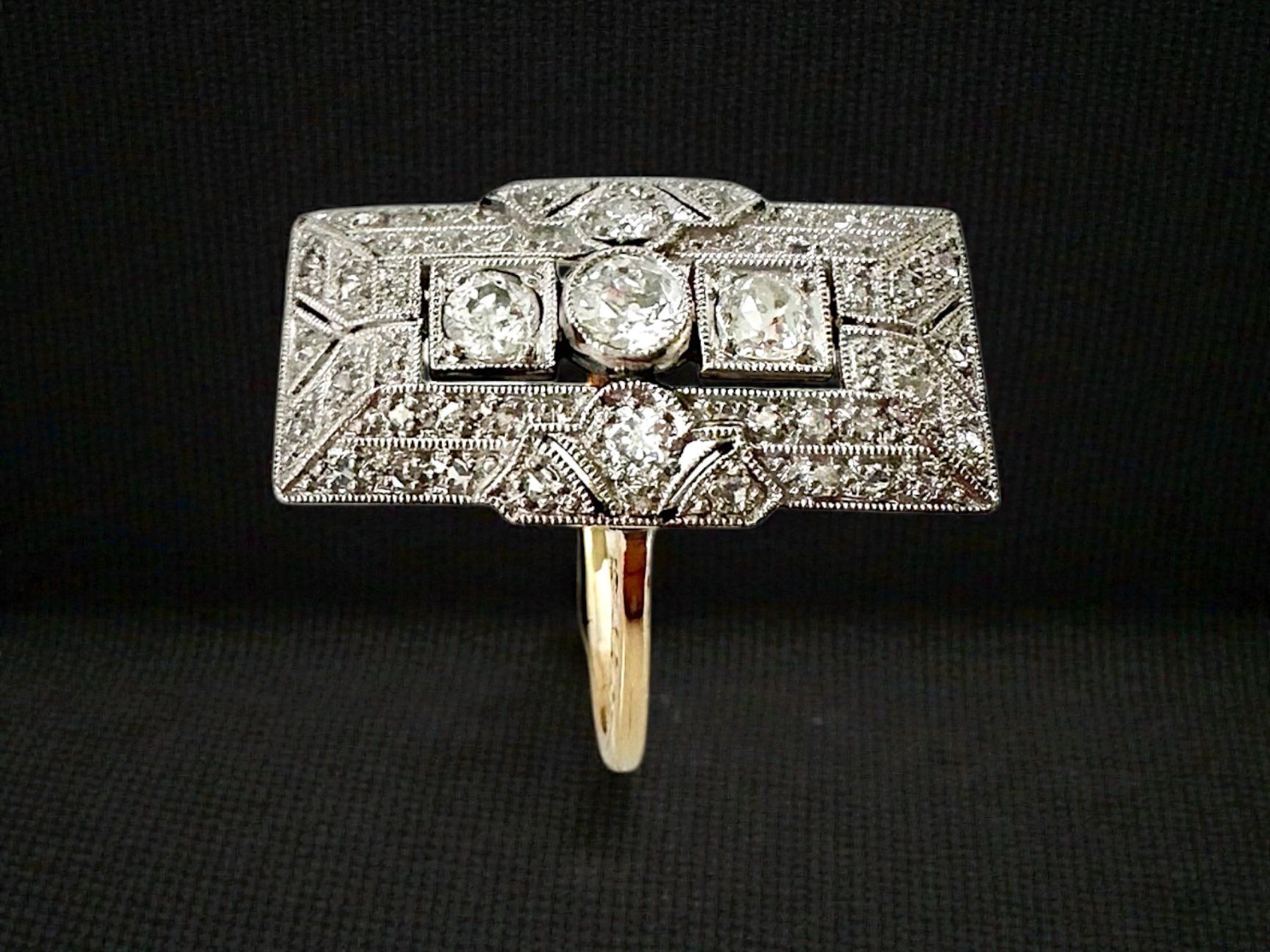 Anelli: Art Déco - Diamant - Ring um 1920 – Usato da Zuzwil SG venduto da artimmo 5