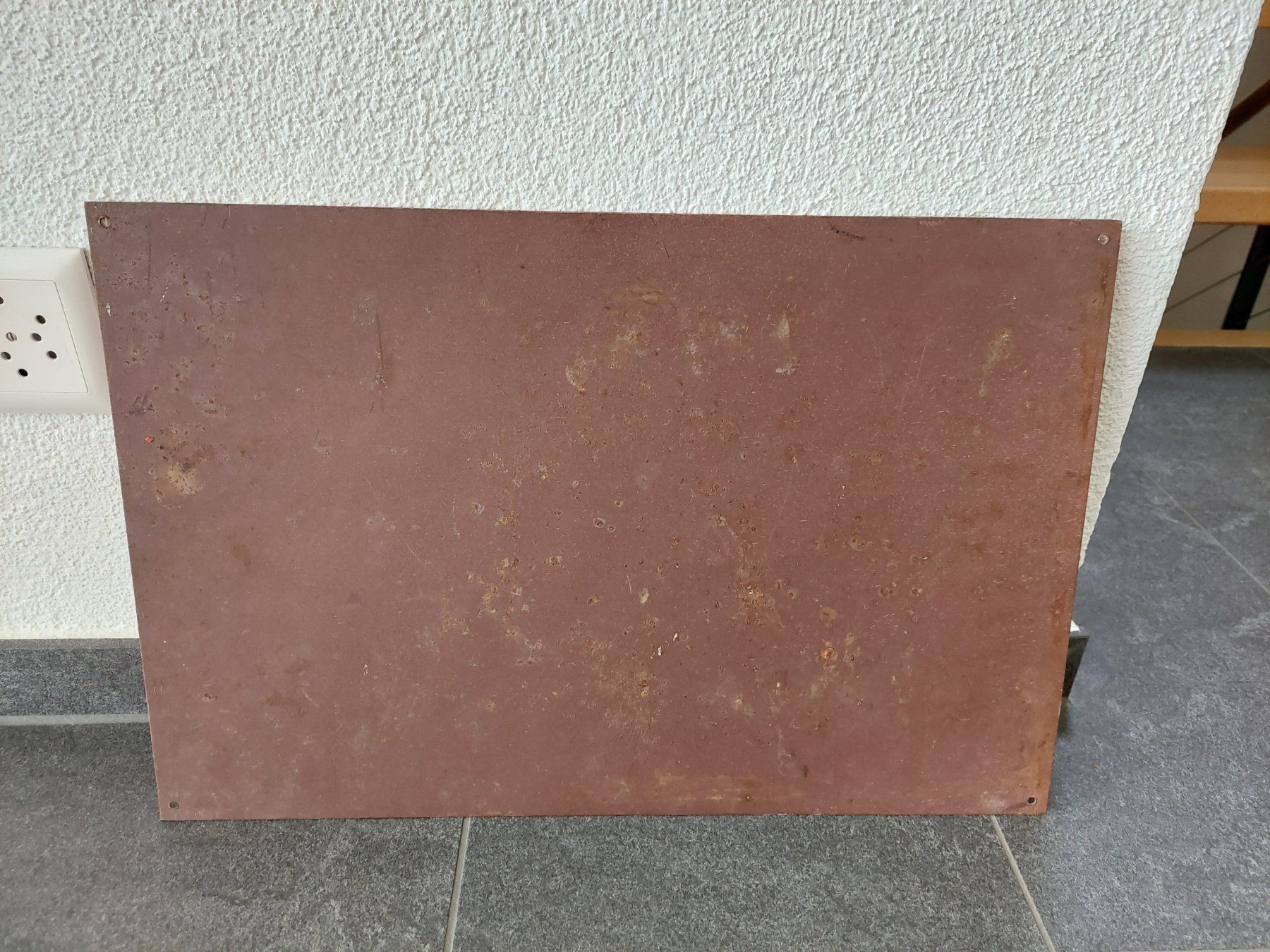 Insegne: Altes grosses Metallschild DURST frères, A.H.BACHMANN, NANCY – Usato da Subingen venduto da K7passt_immer 3