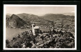 Lugano, Monte Brè, Kulm-Hotel mit Garte