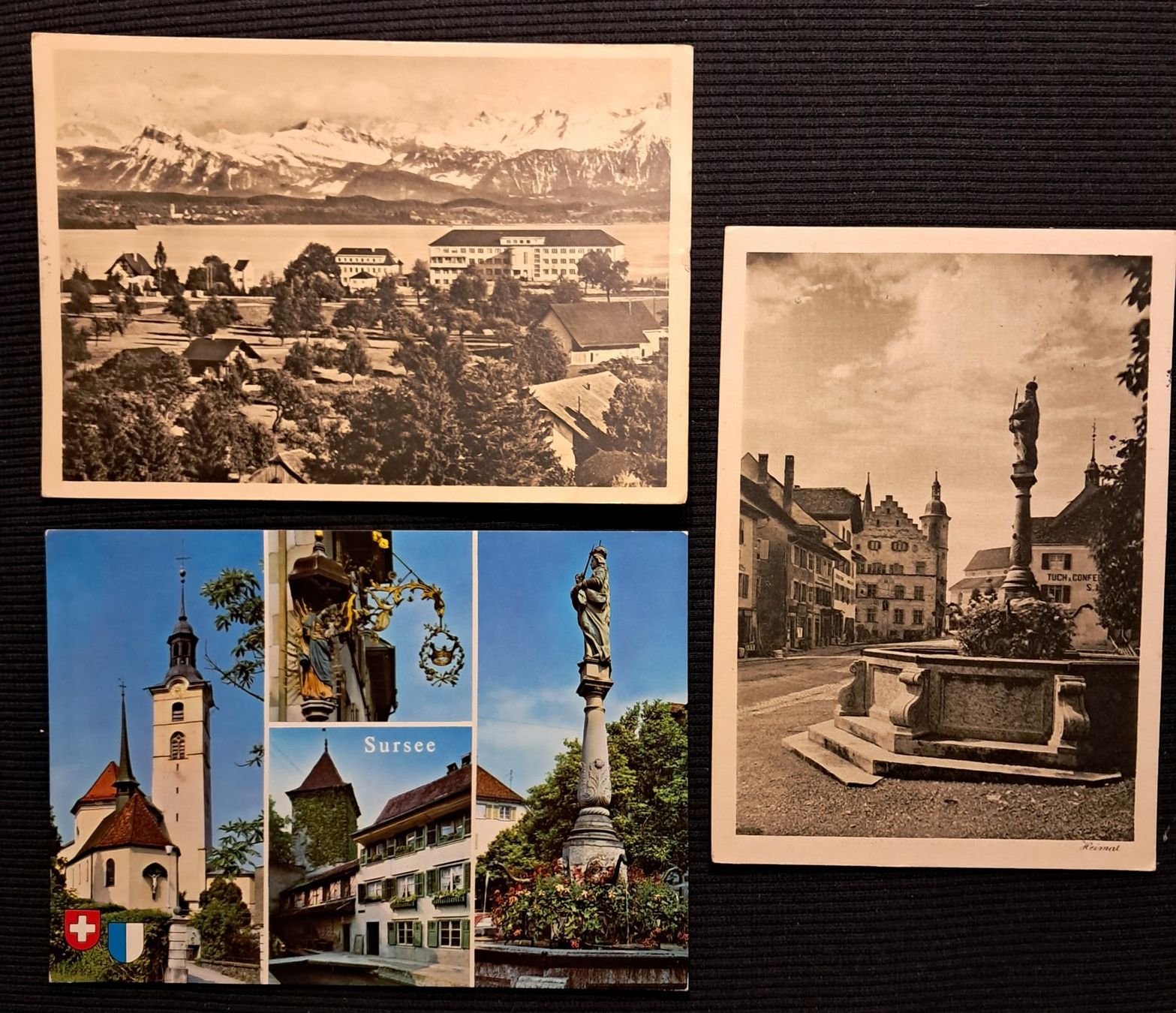Cartes postales: 3 AK SURSEE – D'occasion à Ponto Valentino par giorgia06