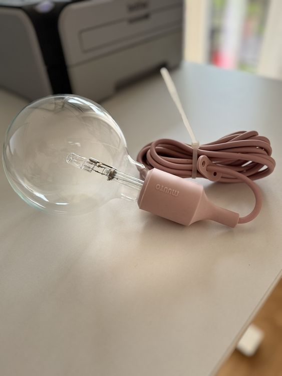 Muuto E27 Pendant Lamp, Pendelleuchte E27, pink (Neu (gemäss ...