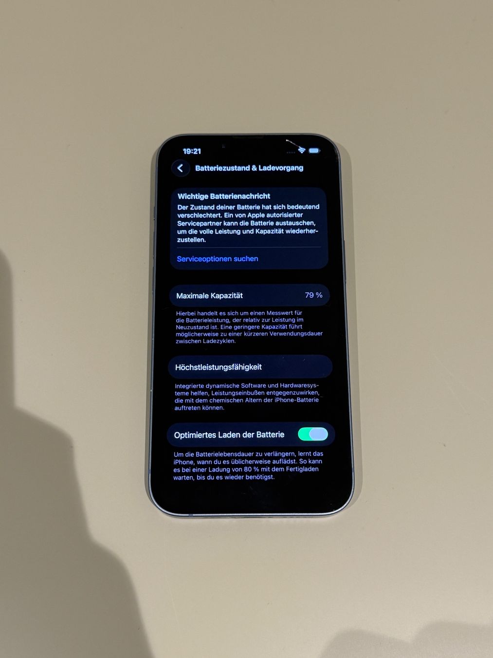 Apple Telefoni cellulari / Smartphones: iPhone 14 128GB Blau ab 1Fr.- – Usato da Zürich venduto da kidscars 3