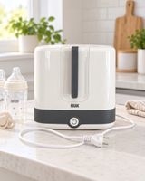 NUK Dampfsterilisator weiss grau 