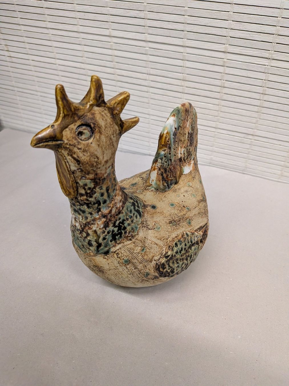Sculture & Statue: Keramik Rheinfelden Huhn Henne – Usato da Emmen venduto da magelan 2